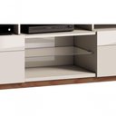 Ver imagem 3 de Rack Classic +2g 1.8 Off White com Freijó - Imcal Móveis