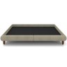Cama Casal Queen Pés de Madeira 176cm Otto P05 Linho Bege - Lyam Decor - 3
