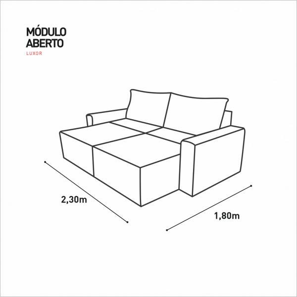 Sofá Retrátil Molas Ensacadas 3 Lugares Captiva Villa Mobi Veludo Tabaco - 8