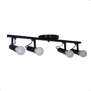 Spot Trilho 4 Lâmpadas Soft Direcionavel E-27 110v/220v