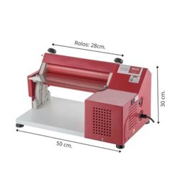 Cilindro Laminador Elétrico Antiaderente Vermelho - 2