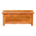 Ver imagem 3 de Baú Banco 1m Madeira Maciça Natural