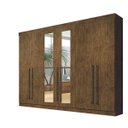 Ver imagem 3 de Guarda-Roupa Casal 4 Espelhos 6 Portas Diamante Leifer