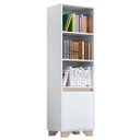 Ver imagem 2 de Rack para TV 40 Polegadas e Estante para Sala Branco e Siena Lilies Móveis