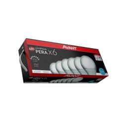 KIT 6 LÂMPADAS BULBO PERA 9W E27 BIVOLT 6500K AVANT - 3