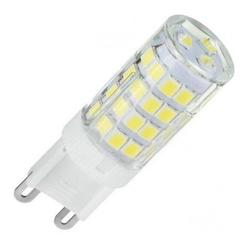 KIT 10 LÂMPADAS LED G9 HALOPIM 5W BRANCO QUENTE 110V