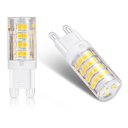 Ver imagem 2 de KIT 10 LÂMPADAS LED G9 HALOPIM 5W BRANCO QUENTE 110V