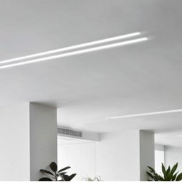 Perfil 1 Metro de Embutir Slim Alumínio Branco para Fita Led - 5