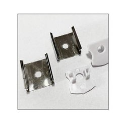 Perfil 1 Metro de Embutir Slim Alumínio Branco para Fita Led - 6