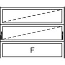 Ver imagem 2 de Vitro basculante em alumínio classic brilhante - 60x60