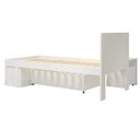 Ver imagem 5 de Cama Solteiro Multifuncional 1 Mesa de Cabeceira 3 Gavetas Comfort Inter Link