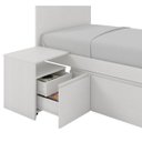 Ver imagem 7 de Cama Solteiro Multifuncional 1 Mesa de Cabeceira 3 Gavetas Comfort Inter Link