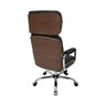 Poltrona Eames Presidente LinhaCapa em Madeira Preto Cromada - 3