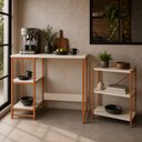 Ver imagem 1 de Kit Bancada Gourmet + Estante 3 Prateleiras