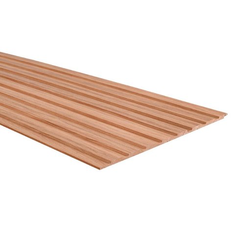 Painel Ripado Frieze Teka 2750 X 455 X 9mm - Caixa com 2 Painéis = 2,5m2