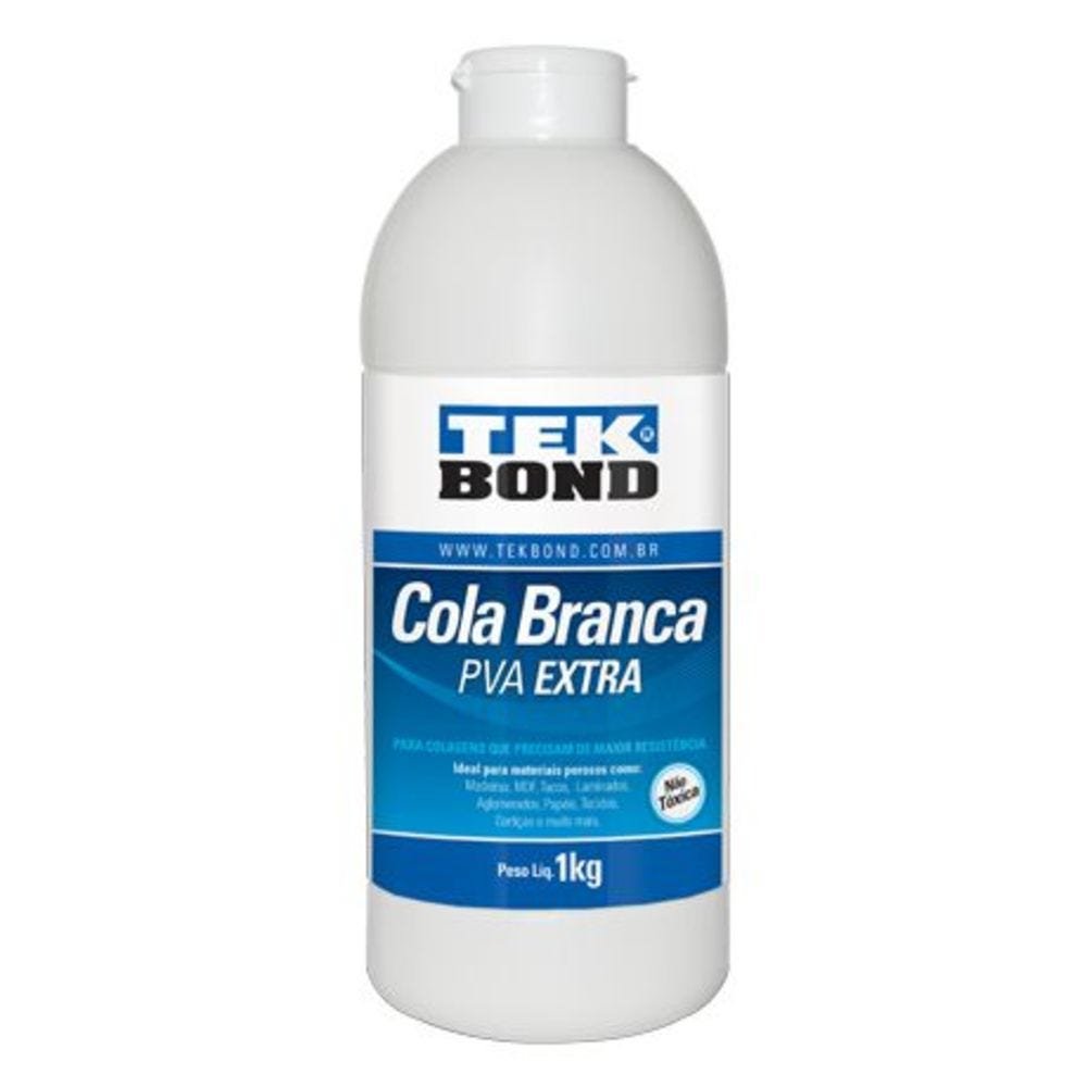 Cola Branca PVA Extra 1kg - Tekbond - 1