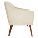 Ver imagem 3 de Poltrona Decorativa Gabriela Suede Bege - Dominic Decor