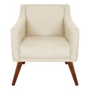 Ver imagem 1 de Poltrona Decorativa Gabriela Suede Bege - Dominic Decor