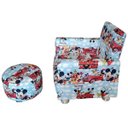 Ver imagem 1 de Poltrona com Puff Infantil Mickey Mouse