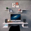 Ver imagem 1 de Mesa Suspensa para Computador e Estudos de Parede Quarto__03_70cm