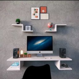 Mesa Suspensa para Computador e Estudos de Parede Quarto__03_70cm - 1