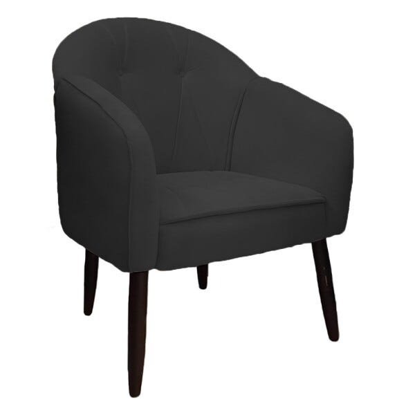 Poltrona Maia Suede Grafite - Dominic Decor - 1