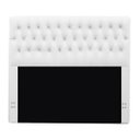 Ver imagem 2 de Cabeceira Dominic Corino Branco 1,60 - Dominic Decor