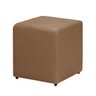 Puff Decorativo Dado Suede Capuccino - Dominic Decor - 1