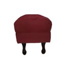 Ver imagem 2 de Puff Retro 1Mt Suede Vermelho - Dominic Decor