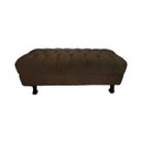 Ver imagem 1 de Puff Retro 1Mt Suede Marrom Chocolate - Dominic Decor