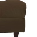 Ver imagem 3 de Puff Retro 1Mt Suede Marrom Chocolate - Dominic Decor