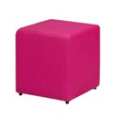 Ver imagem 1 de Puff Decorativo Dado Suede Rosa Pink - Dominic Decor