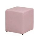 Ver imagem 1 de Puff Decorativo Dado Suede Rosa Bebe - Dominic Decor
