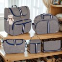 Ver imagem 1 de Kit Bolsa Maternidade 5 Peças com Mochila 2 em 1 e Porta Mamadeira Térmico Amor:marinho