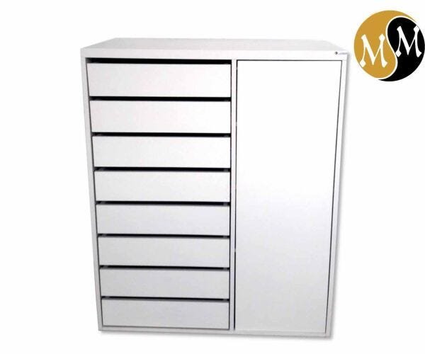 APARADOR BALCÃO 800/8 com PORTA CLICK GAVETEIRO CÔMODA CLOSET QUARTO SAPATEIRA ARMÁRIO COZINHA - 3