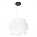 Ver mais imagens de Lustre para Sala de Jantar Vivare Md-4393 Cúpula em Tecido 45cm Branco 127/220v