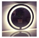 Ver imagem 2 de Espelho Redondo Jateado Iluminado com Led Frio 60cm