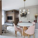 Ver imagem 4 de Mesa de Jantar Cone Redonda 140 Cm Base Madeira Freijó Tampo Laqueado