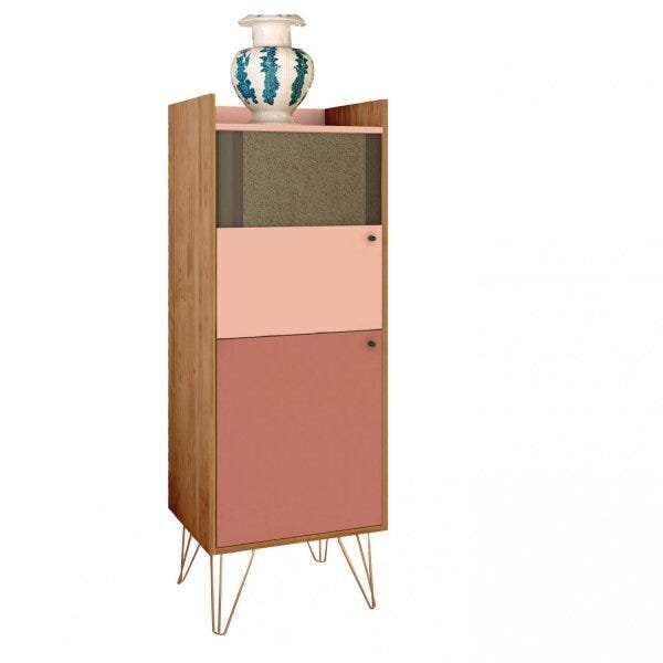 Cristaleira 2 Portas e Nicho Style Premium Caemmun - 4