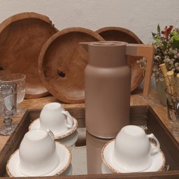 Garrafa Termica De Plastico Organic Nude 1L - 8