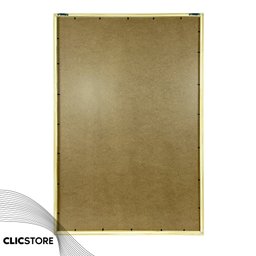 Moldura 50x70cm com Fundo sem Vidro Foto Poster Quadro Decorativo Imagem Sala:carvalho - 3