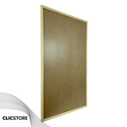 Moldura 50x70cm com Fundo sem Vidro Foto Poster Quadro Decorativo Imagem Sala:carvalho - 2