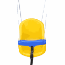 Ver imagem 1 de Balanço Bebê - com 1,5m de Corda Cor Amarelo