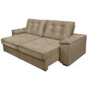 Ver imagem 7 de Sofá Retrátil e Reclinável 3 Lugares Molas Ensacadas 190cm Veludo Zurique