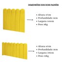 Ver imagem 6 de Cabeceira Painel Cama Casal Box Nuvem Suede Sandy 140 cm:Amarelo