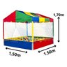 Quarto Infantil Piscina de Bolinhas Completa Premium 1,5 X 1,5 Quarto Bebê - 3