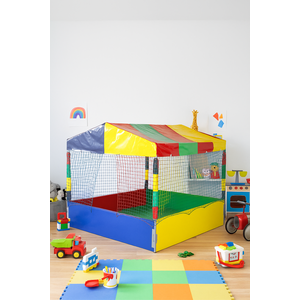 Quarto Infantil Piscina de Bolinhas Completa Premium 1,5 X 1,5 Quarto Bebê