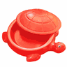 Tanque de Areia Tartaruga - Bolinhas e Água - Vermelho - 3