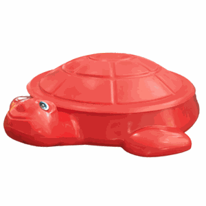 Tanque de Areia Tartaruga - Bolinhas e Água - Vermelho