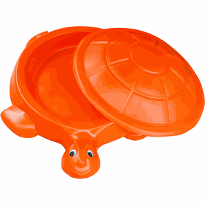 Tanque de Areia Tartaruga - Bolinhas e Água - Laranja